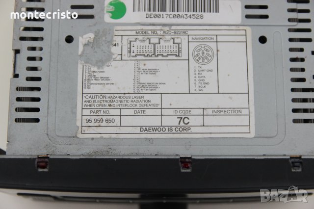 CD MP3 AUX Radio Навигация Chevrolet Captiva (2006-2011г.) 95959650 / 95 959 650 / касетофон, снимка 5 - Аксесоари и консумативи - 41929333