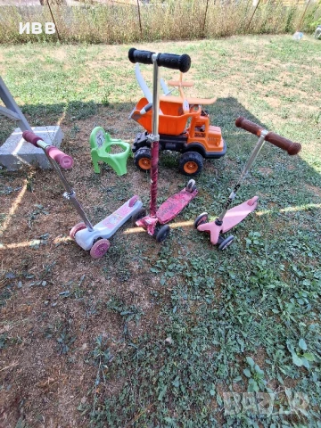 Намалени на 10лв Тротинетки и Голям Камион+подаръци 