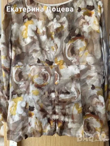  Блуза коприна, снимка 5 - Блузи с дълъг ръкав и пуловери - 49982602