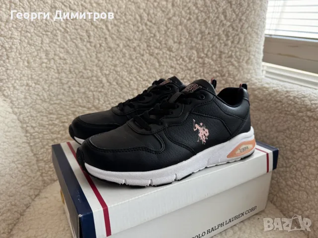 Дамски маратонки / сникърси U.S. Polo Assn. Sorley 37 номер, снимка 4 - Маратонки - 55845984