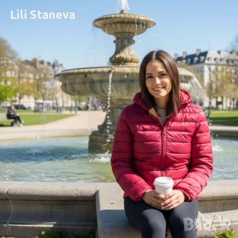 Топло капитонирано яке – практично, стилно и удобно всеки ден. BENETHON. , снимка 6 - Якета - 51858589