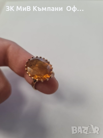 Уникалтен дамски златен пръстен - 8.62гр. - 18К, снимка 2 - Пръстени - 52463449