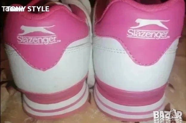 SLAZENGER Оригинал Нови Дамски Кожени Маратонки 39, снимка 9 - Маратонки - 51705601