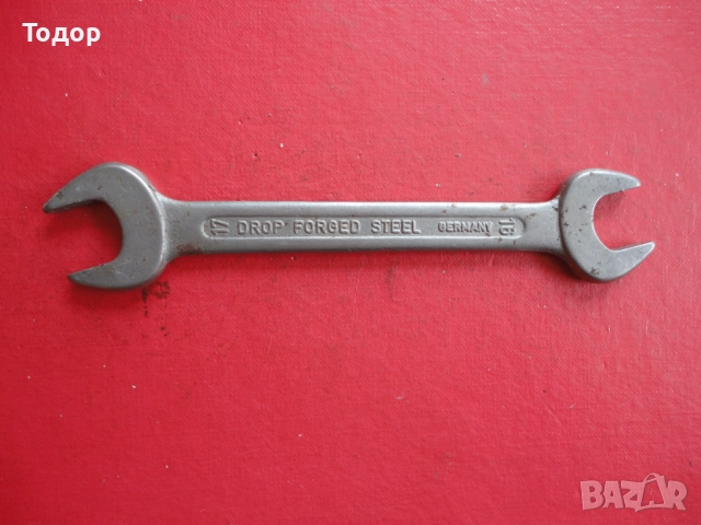 Немски гаечен ключ Drop Forget 16/17, снимка 4 - Ключове - 52678256