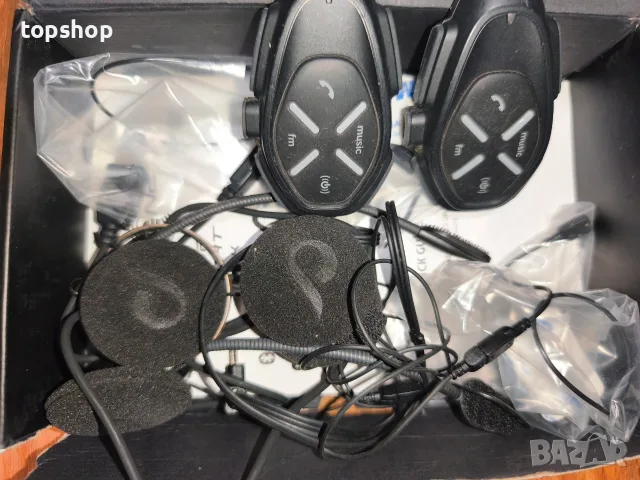 Interphone Link, Dual Pack, FM CellularLine TWIN интерком и звукова система за каска, снимка 9 - Аксесоари и консумативи - 50854543