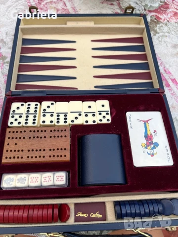 Комплект за покер, табла, домино , снимка 2 - Други игри - 51408861