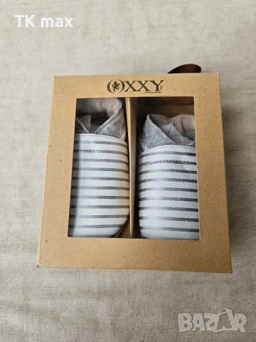 Холандски бебешки обувки буйки OXXY размер 20 нови кожени бели прохождане първи стъпки подарък
