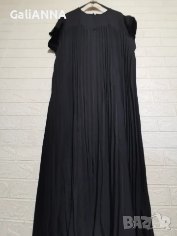 НОВА ДЪЛГА ЕФЕКТНА ПЛИСИРАНА РОКЛЯ 4XL-6XL, снимка 7 - Рокли - 51010290