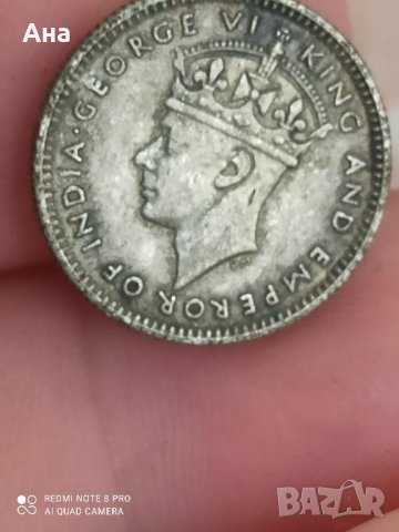 5 цента 1945 сребро Малая

