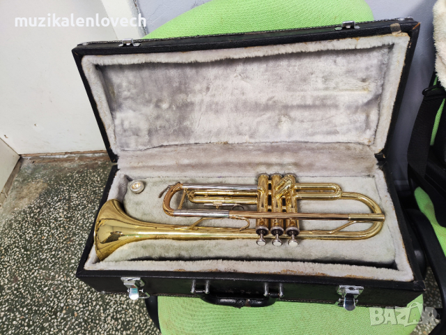 Jupiter B-Flat Trumpet JTR-410 with case - Б Тромпет с твърд куфар и мундщук - ОТЛИЧЕН, снимка 2 - Духови инструменти - 44555024