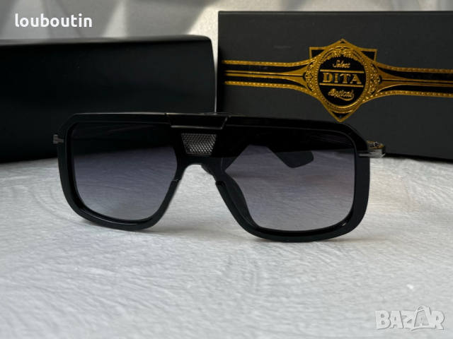 Dita 2023 мъжки слънчеви очила маска 4 цвята черни прозрачни, снимка 6 - Слънчеви и диоптрични очила - 44749850