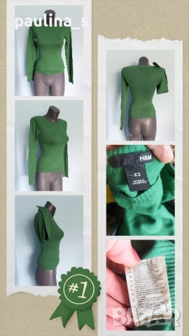 Пет различни броя / Дамска блуза с дълъг ръкав , снимка 12 - Блузи с дълъг ръкав и пуловери - 51454536