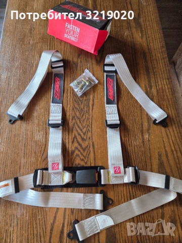 4 точков предпазен / спортен колан RACES Classic series, 2" (50mm), Е8 одобрение