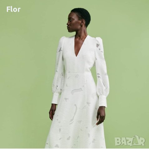 Разкошна бяла рокля на Ivy&Oak , снимка 2 - Рокли - 41632927