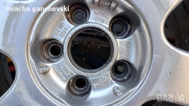Джанти за Ауди 5бр,15", снимка 2 - Гуми и джанти - 56407782