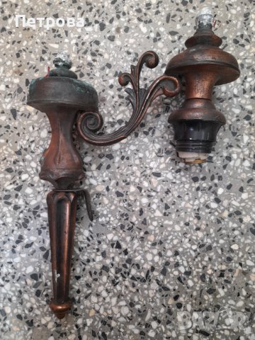 Старинен стенен аплик, снимка 1