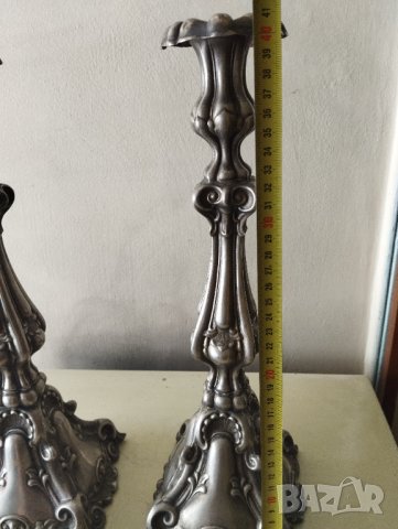 два свещници арт деко-комплект, снимка 2 - Други ценни предмети - 41731857