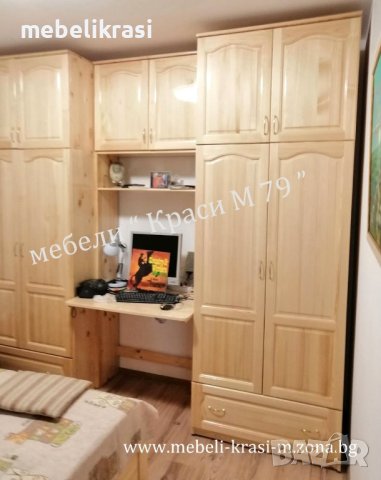Мебели по поръчка от естественно дърво за детска стая, снимка 6 - Спални и легла - 41065208