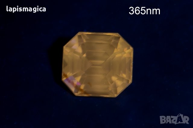 Естествен жълт циркон 1.25ct VS нетретиран октагон шлифовка, снимка 2 - Други - 41621320