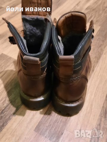 Josef Seibel-кожени шити зимни обувки с вълна 47 номер, снимка 4 - Мъжки боти - 44686783