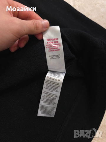 DKNY Sport Crewneck Boxy Sweatshirt като ново, размер M-L, черен, снимка 6 - Суичъри - 53596329