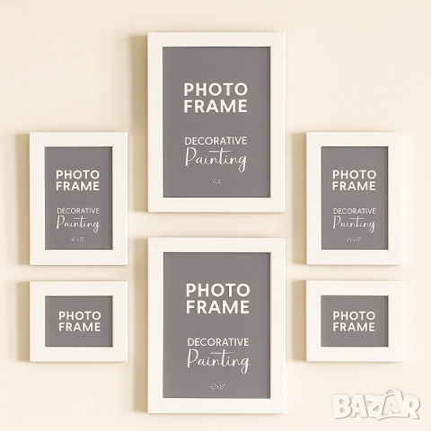 Комплект рамки за снимки в различни размери, снимка 4 - Други стоки за дома - 51947888