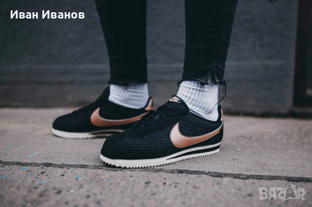 кецове  Nike Classic Cortez Leather Lux  номер 38,5, снимка 6 - Кецове - 36445866