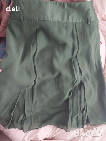 Max Mara Original Size L 100% Коприна, снимка 5 - Поли - 50733818