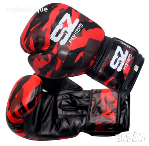 Боксови Ръкавици Ест. Кожа Червен Камуфлаж