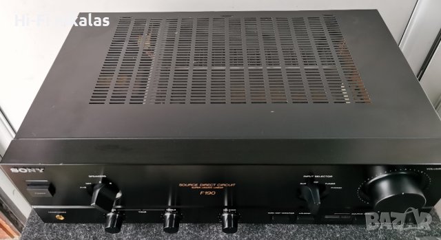 стерео усилвател SONY TA-F190, снимка 3 - Ресийвъри, усилватели, смесителни пултове - 44396268