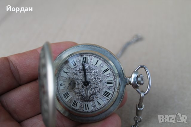 Рядък модел джобен часовник ''Мълния'', снимка 8 - Антикварни и старинни предмети - 41877313