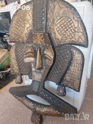 ПРОМО!Уникално африканско пано 90/60см.10кг., снимка 3 - Пана - 41696714