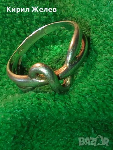 АРТИСТИЧЕН СРЕБЪРЕН ПРЪСТЕН СРЕБРО 925 ПРОБА РЪЧНА БИЖУТЕРСКА АЖУРНА ИЗРАБОТКА 32062, снимка 10 - Пръстени - 46265655