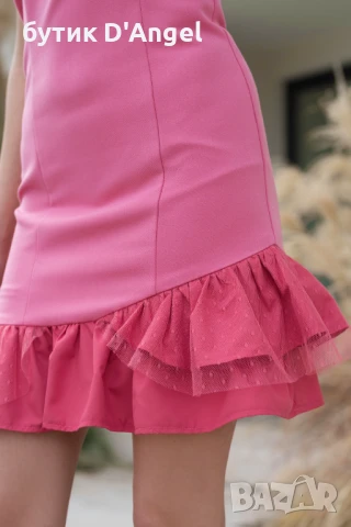 Елегантна дамска рокля MIRAGGIO ROSA, снимка 4 - Рокли - 51131875