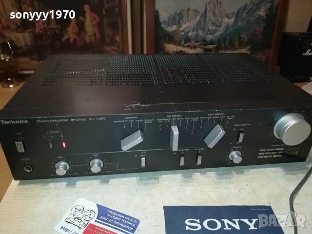 TECHNICS SU-V505 AMPLIFIER MADE IN JAPAN-LNV ВНОС SWISS 2806231041, снимка 5 - Ресийвъри, усилватели, смесителни пултове - 41379694