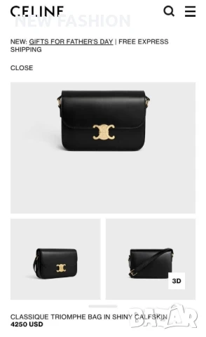 Дамски Кожени Чанти ✨ CELINE , снимка 8 - Чанти - 50619529