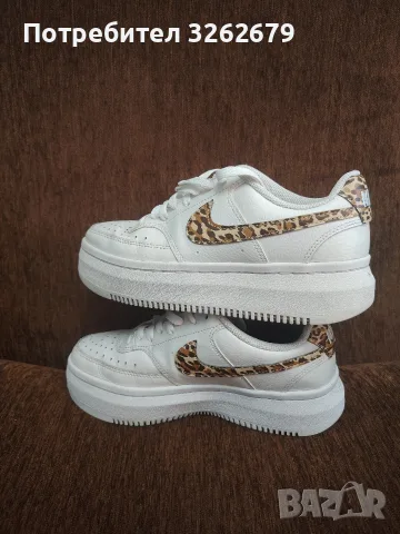 Nike court vision alta чисто нови оригинални естествена кожа размер 39 , снимка 6 - Маратонки - 55936969