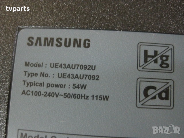 Samsung UE43AU7092U TCON BOARD HV430QUBF70, снимка 3 - Части и Платки - 50983250