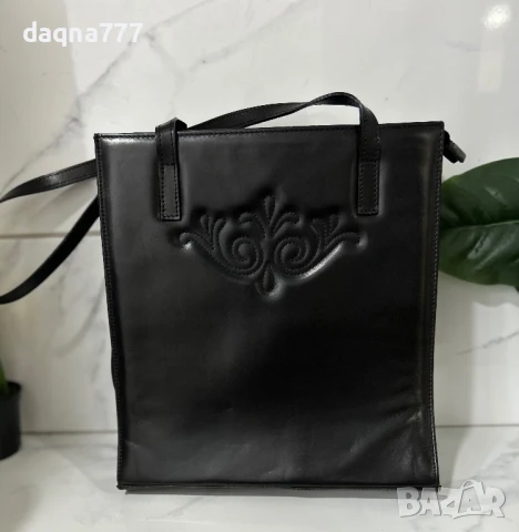 Чанта естествена кожа Германия, снимка 10 - Чанти - 50887511