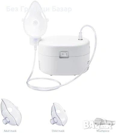 Нов Компресорен небулизатор OMRON C106 домашна инхалационна терапия, снимка 6 - Други - 53645018