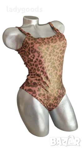 -20% ! Цял,дамски бански костюм-леопард с блясък.Два цвята., снимка 5 - Бански костюми - 50506550