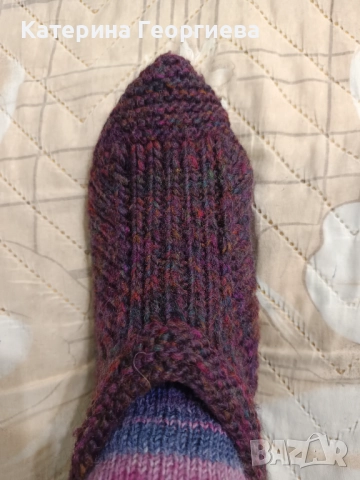 Мъжки и дамски плетени терлици., снимка 5 - Други - 52433326