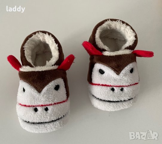 Бебешки пантофки за новородено, снимка 4 - Детски пантофи - 35842531