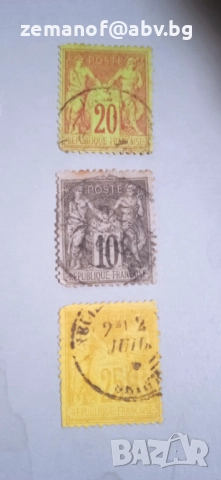 Марки Франция 6 бр