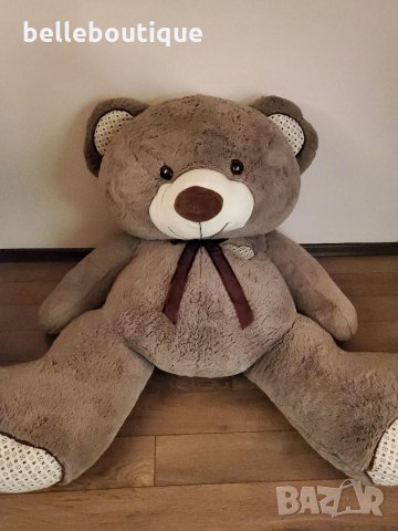 Огромно страхотно плюшено кафяво мече 150 см., снимка 6 - Плюшени играчки - 35792109