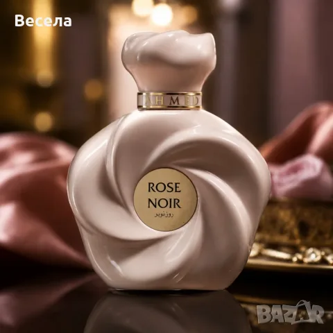 Ahmed Al Maghribi Rose Noir 100 мл – Дамски луксозен парфюм с роза, ванилия и ориенталска чувственос