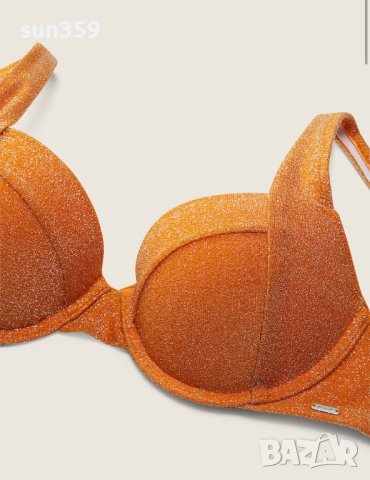 Victoria’s Secret оранжев блестящ бански, снимка 5 - Бански костюми - 41507236