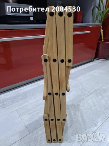 Сгъваема дървена стойка за бутилки, снимка 3 - Други стоки за дома - 48950029