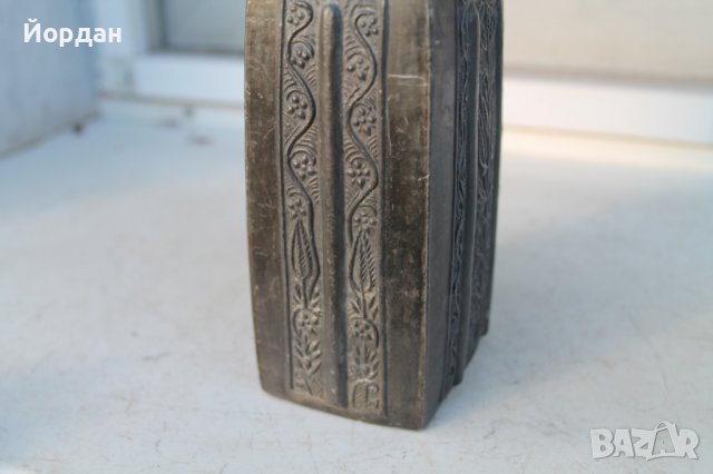 Перфектен възрожденски калаен павур, снимка 5 - Антикварни и старинни предмети - 39757336