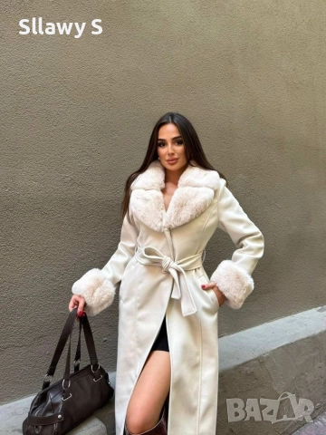 Дълго палто, снимка 4 - Палта, манта - 52564152